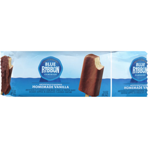 Blue Bunny ICE CREAM BAR VANILLA HOMEMADE NTF