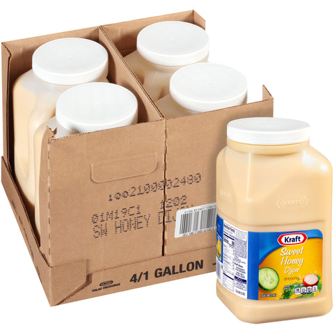 Kraft Honey Dijon Sweet Dressing and Dip, 128 Ounce -- 4 per case.