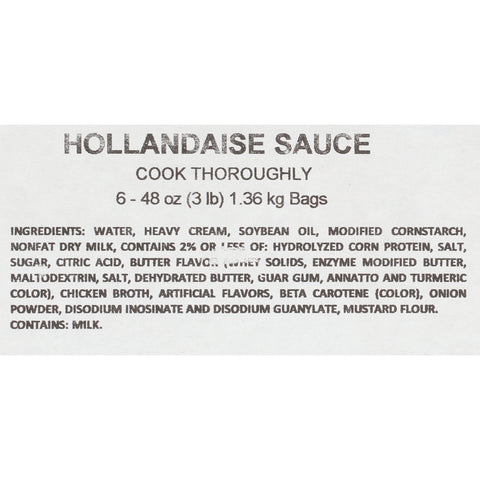 Quality Chef® SAUCE HOLLANDAISE 905060/78001446