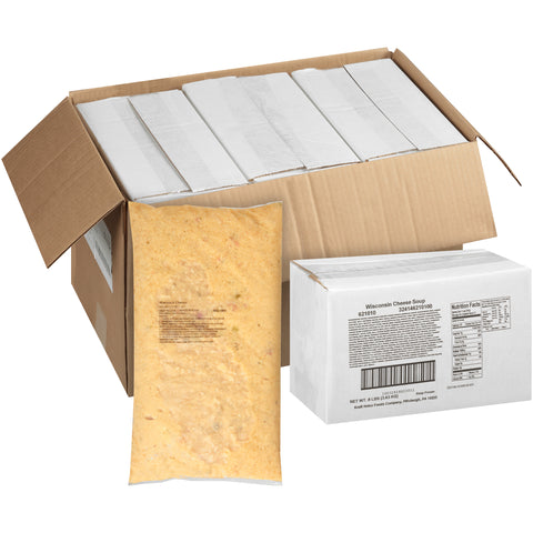 Chef Francisco Wisconsin Cheese Soup - 8 lb. pouch, 6 per case