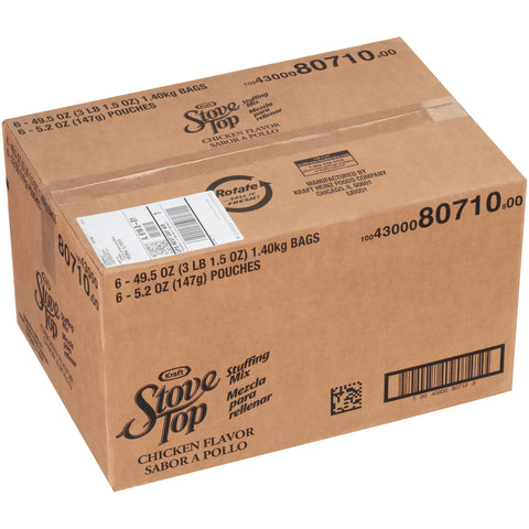 Stove Top Chicken Flavored Stuffing 6 Case 3.6 Pound