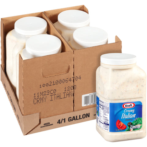 Dressing Kraft Creamy Italian 4 Count 1 Gallon
