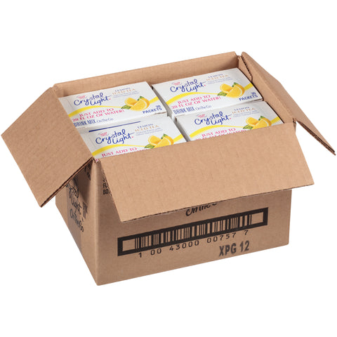 Krafts Crystal Light On The Go Iced Tea Drink 20 Ounce, 30 per pack -- 4 packs per case.