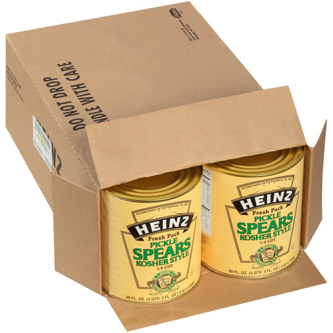 Heinz Dill Spear Pickles 74 Ct K 6-10 Cn Available Only East Of The Mississippi
