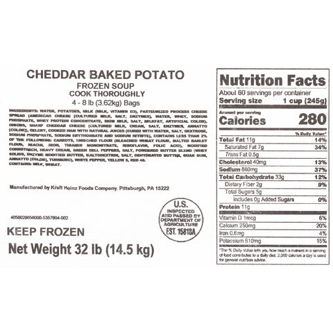 Soup Potato Baked Cheese Cheddar 78001371