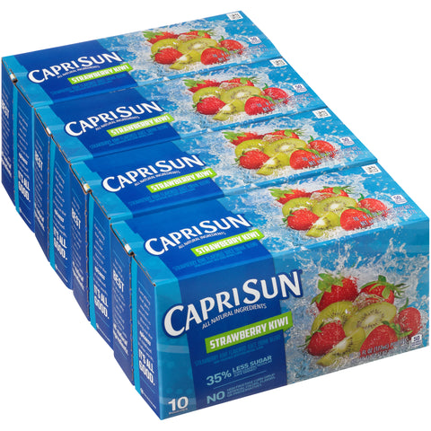 Capri Sun Strawberry Kiwi Juice Pouch, 6 Fluid Ounce -- 40 per case