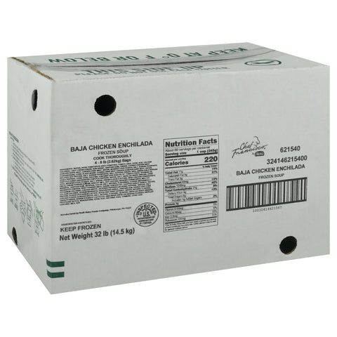 Chef Francisco® SOUP BAJA CHICKEN ENCHILADA BAG 621540/78001387