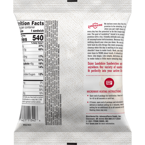 Fast Choice® SANDWICH DOUBLE BEEF STACKER/CHEESE 10000001342