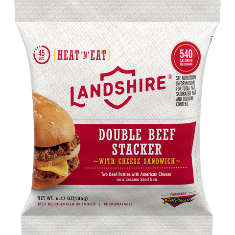 Fast Choice® SANDWICH DOUBLE BEEF STACKER/CHEESE 10000001342