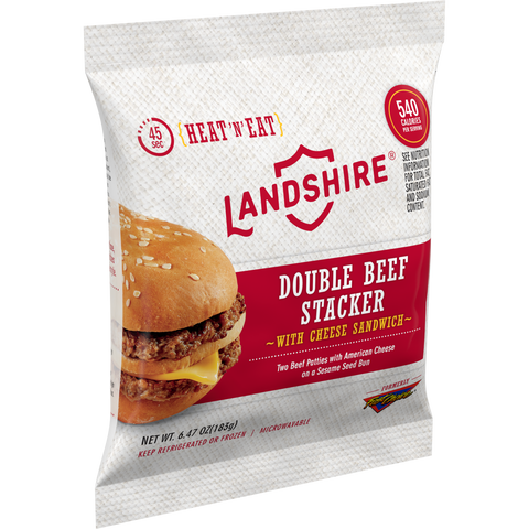 Fast Choice® SANDWICH DOUBLE BEEF STACKER/CHEESE 10000001342