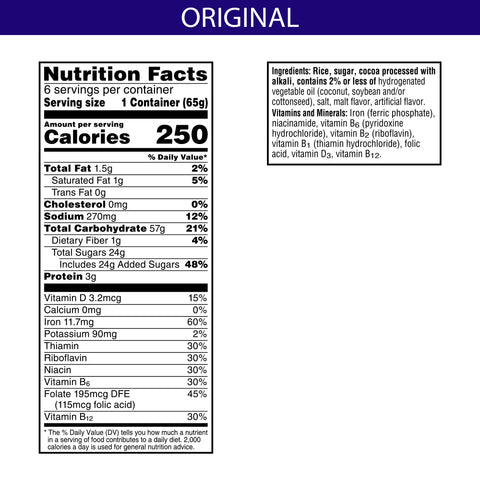Kelloggs Cocoa Krispies Rice Cereals, 2.3 Ounce -- 60 per case.