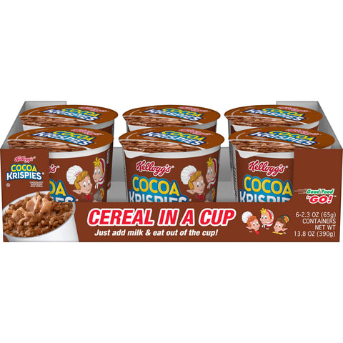 Kelloggs Cocoa Krispies Rice Cereals, 2.3 Ounce -- 60 per case.