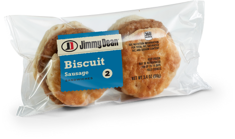 Jimmy Dean Sausage Biscuit, 3.4 Ounce -- 60 per case.