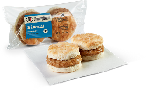 Jimmy Dean Sausage Biscuit, 3.4 Ounce -- 60 per case.