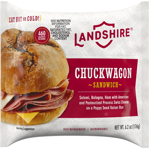 Landshire® SANDWICH CHUCK WAGON 6.2 OZ 10000020781