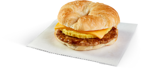 Jimmy Dean Sausage, Egg and Cheese Croissant Sandwiches, 4.5 Ounce -- 24 per case.