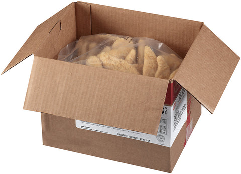 Tyson Red Label Homestyle Breaded Chicken Breast Tender Premium Boneless Wing, 5 Pound -- 2 per case.