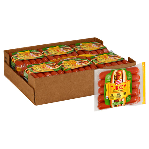 Kraft Oscar Mayer Hot Dog - Louis Rich Original Turkey Frank, 16 Ounce -- 12 per case.