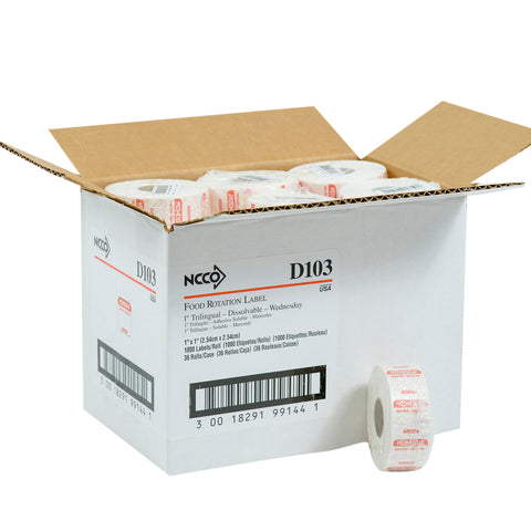 National Checking LABEL WED 1X1 DISSOLVE-A-WAY