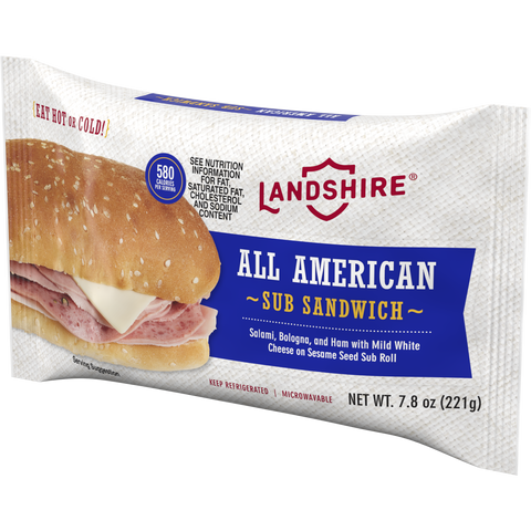 Landshire® SANDWICH ALL AMERICAN SUB IW 7.25 OZ 10000020011