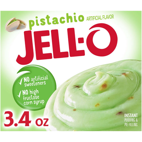 Jello Instant Pistachio Pudding, 3.4 Ounce -- 24 Case