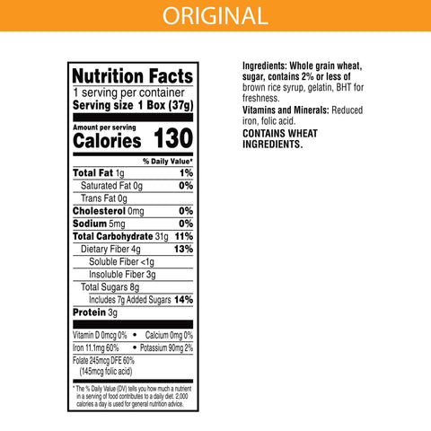 Cereal Frosted Mini-wheats® Bite Size Individual Box