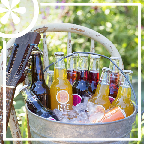 Izze JUICE CLEMENTINE SPARKLING GLASS BOTTLE