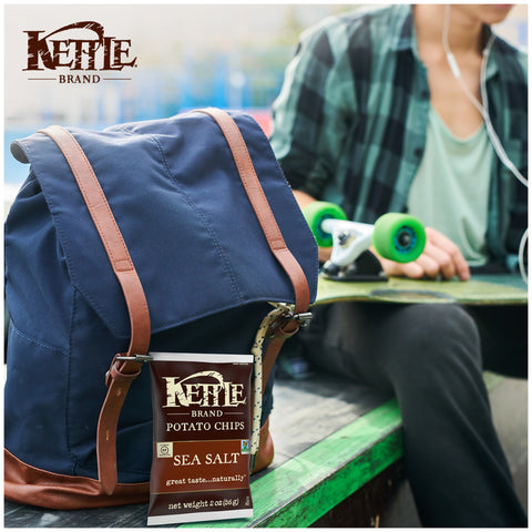 Kettle Lightly Salted Potato Chips - 2 oz. bag, 24 per case
