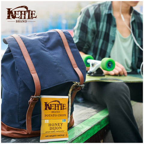 Kettle Honey Dijon Potato Chip - 2 oz. bag, 6 per case
