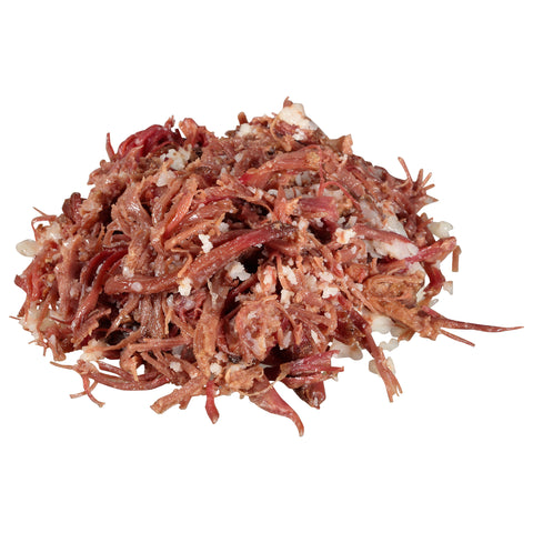 Curly's BEEF BRISKET SMOKED SHREDDED W/ MULLINS SAUCE
