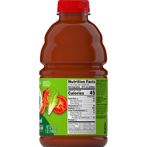 Juice Vegetable 100% Plastic Bottle