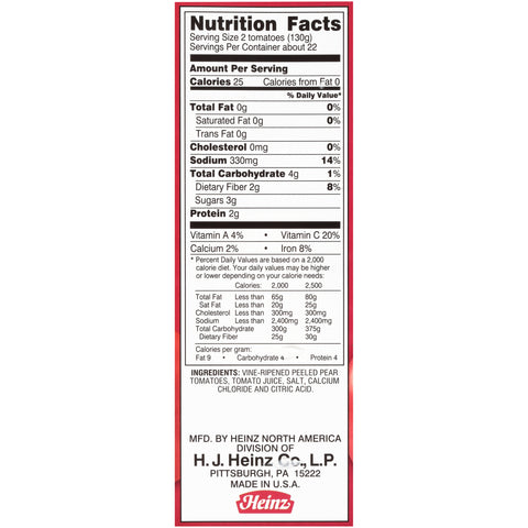 Tomato Pear Whole Peeled In Juice 570300/78002514
