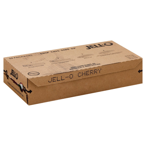 Jello Cherry Gelatin, 3 Ounce --24 Case