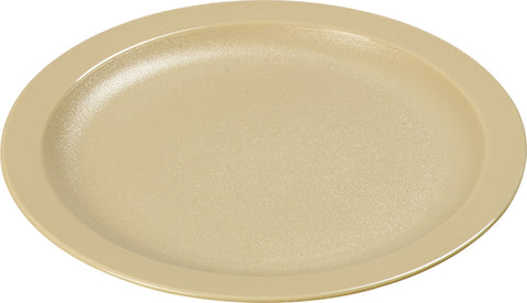 Carlisle PLATE NARROW RIM POLYCARBONATE TAN 9
