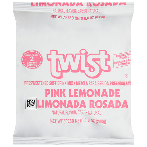 Twist DRINK MIX LEMONADE PINK PRE-SWEETENED 2 GAL YIELD