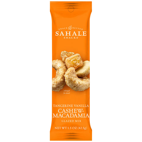 Sahale Tangerine Vanilla Cashew Macadamia Glazed Mix, 1.5 Ounce -- 108 per case.