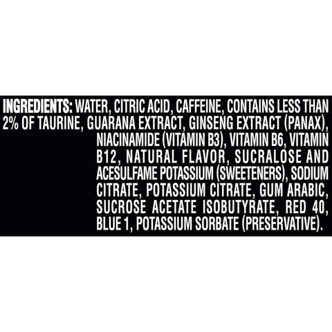 MiO Black Cherry Energy Liquid Water Enhancer, 1.62 Ounce -- 36 per case