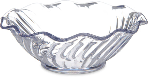 Dish Plastic Berry Clear Tulip 5 Oz