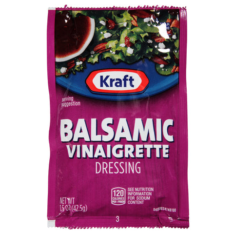 Dressing Vinaigrette Balsamic Single Serve Pouch