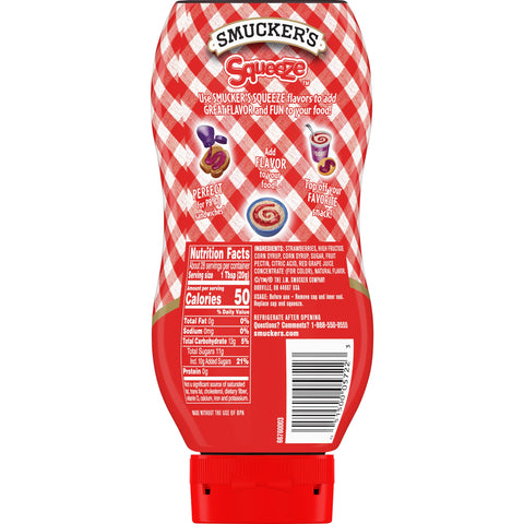 Smucker's® Platescapers® JAM STRAWBERRY SQUEEZE BOTTLE