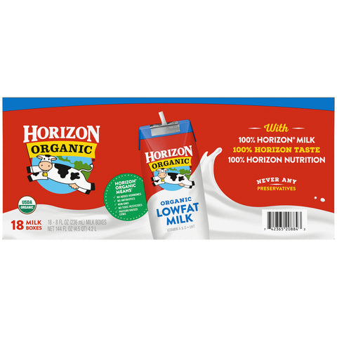 Horizon Organic MILK LOW FAT ORGANIC
