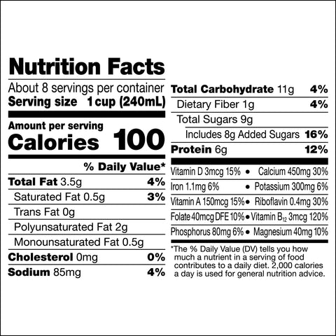 WhiteWave Silk Natural Vanilla SoyMilk, 64 Ounce -- 6 per case.