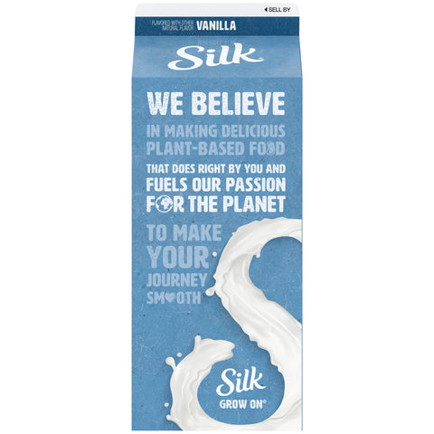 WhiteWave Silk Natural Vanilla SoyMilk, 64 Ounce -- 6 per case.