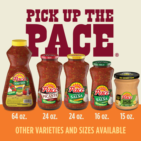 Pace Chunky Salsa Medium, 16 ounce -- 12 per case