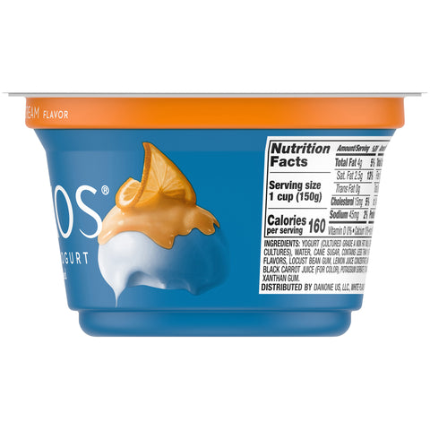 Oikos Orange Cream Traditional Greek Yogurt, 5.3 Ounce -- 12 per case