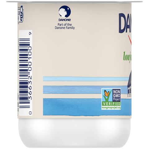 Dannon All Natural Original Plain Lowfat Yogurt, 6 Ounce -- 12 per case.