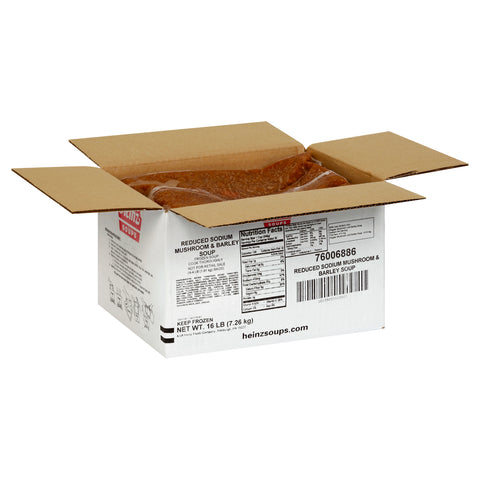 Heinz Reduced Sodium Mushroom and Barley Soup, 4 Pound Bag -- 4 per case