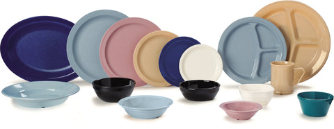 Bowl Fruit Rimmed Polycarbonate Dark Blue 5 Oz
