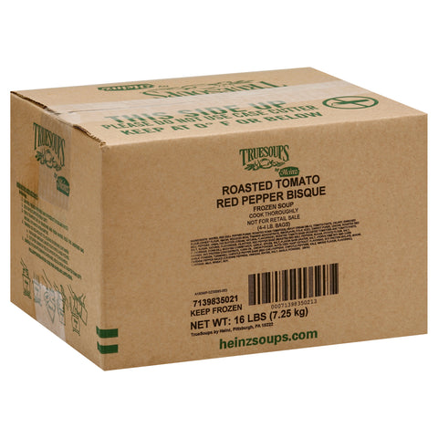 True Soups Roasted Tomato and Red Pepper Bisque, 4 Pound -- 4 per case