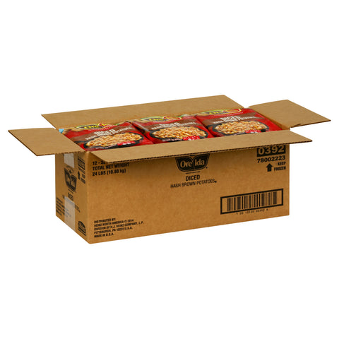 Ore-Ida Diced Hash Brown Potatoes, 2 Pound -- 12 per case